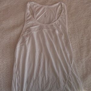 Lululemon White Racerback Women’s Tank Top